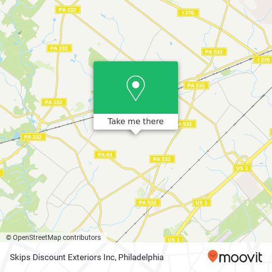 Skips Discount Exteriors Inc map