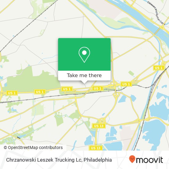 Mapa de Chrzanowski Leszek Trucking Lc