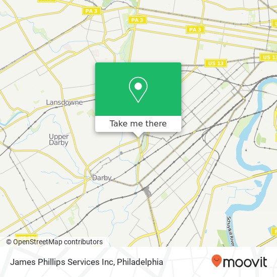 Mapa de James Phillips Services Inc