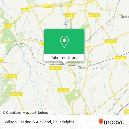 Wilson Heating & Air Cond map