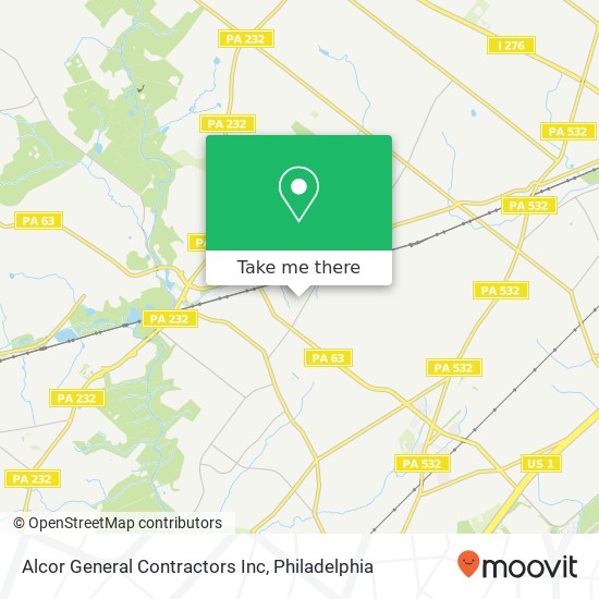 Alcor General Contractors Inc map