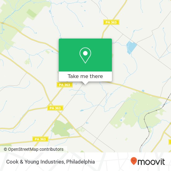 Mapa de Cook & Young Industries