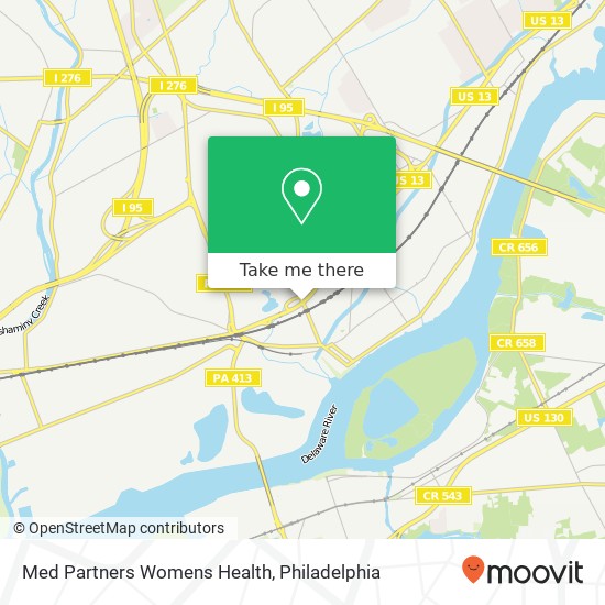 Med Partners Womens Health map