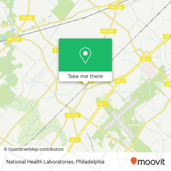 Mapa de National Health Laboratories