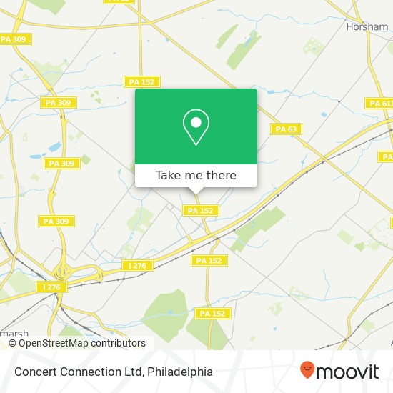 Concert Connection Ltd map