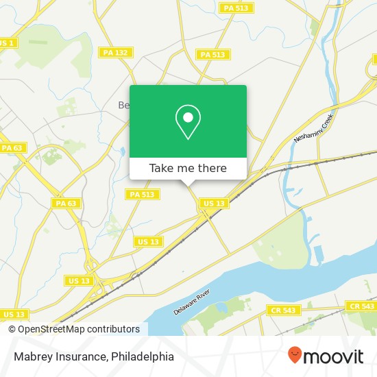 Mabrey Insurance map