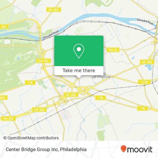 Mapa de Center Bridge Group Inc