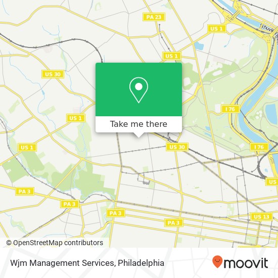 Wjm Management Services map