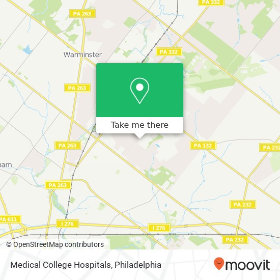 Medical College Hospitals map