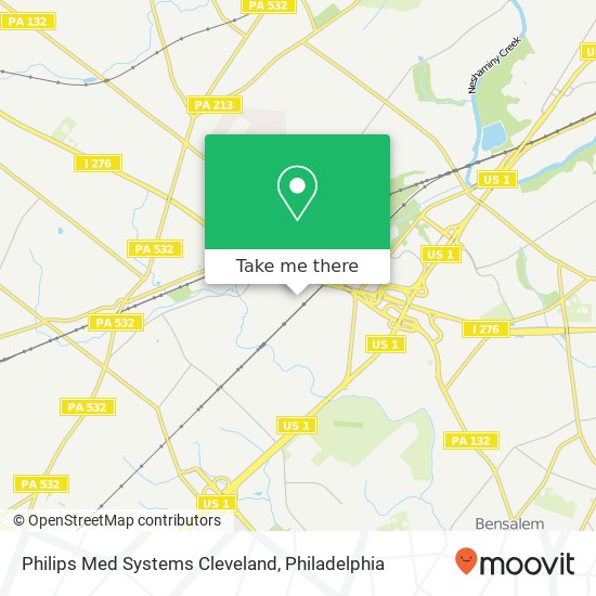 Philips Med Systems Cleveland map