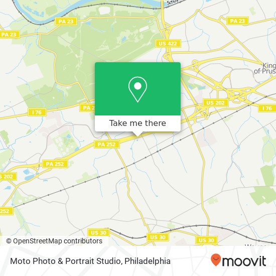 Mapa de Moto Photo & Portrait Studio