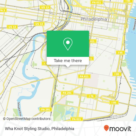 Wha Knot Styling Studio map