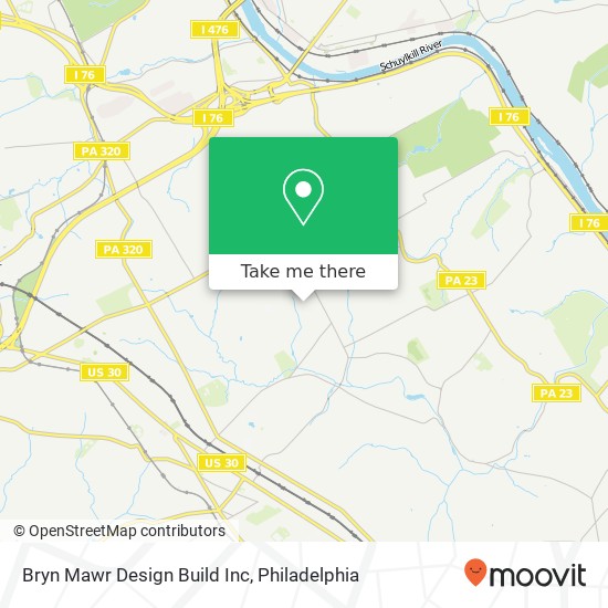 Bryn Mawr Design Build Inc map