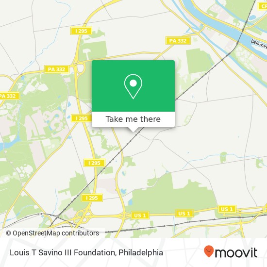 Louis T Savino III Foundation map