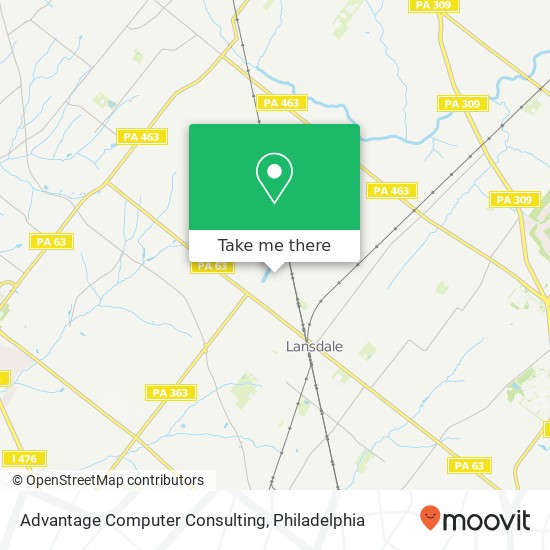Advantage Computer Consulting map