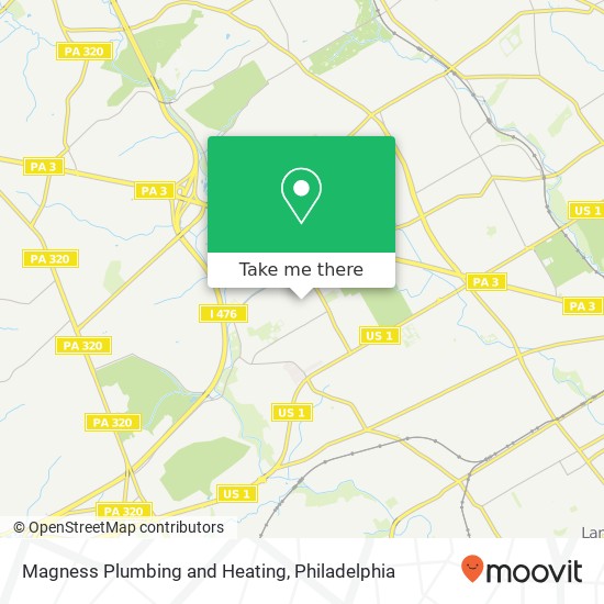 Mapa de Magness Plumbing and Heating