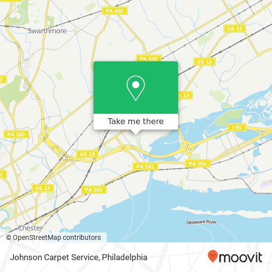 Mapa de Johnson Carpet Service