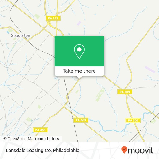 Mapa de Lansdale Leasing Co