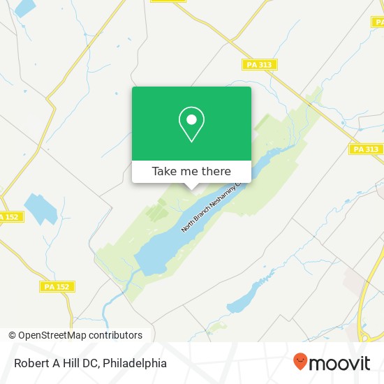 Robert A Hill DC map