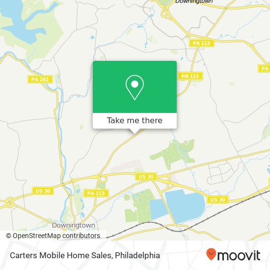 Mapa de Carters Mobile Home Sales