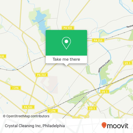 Mapa de Crystal Cleaning Inc