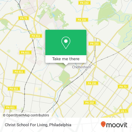 Christ School For Living map