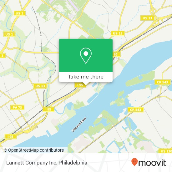 Lannett Company Inc map