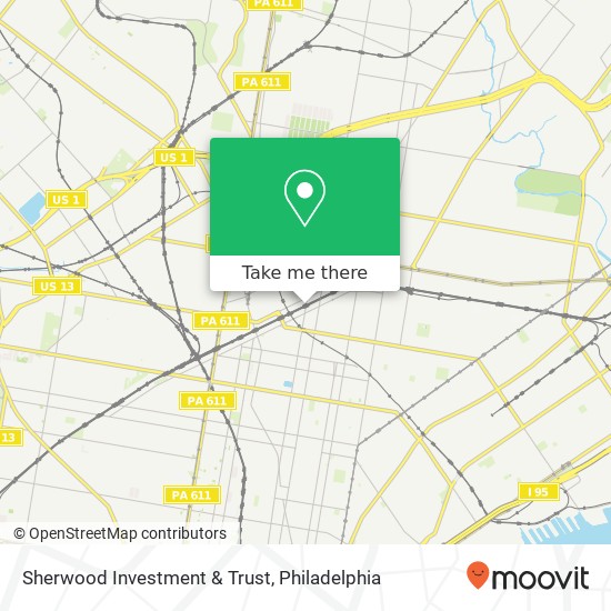 Sherwood Investment & Trust map