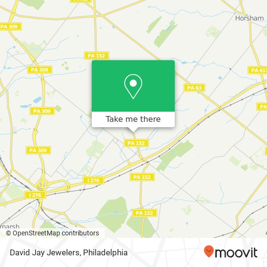 David Jay Jewelers map