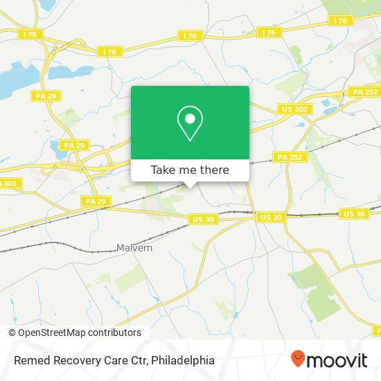 Mapa de Remed Recovery Care Ctr