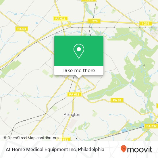 Mapa de At Home Medical Equipment Inc