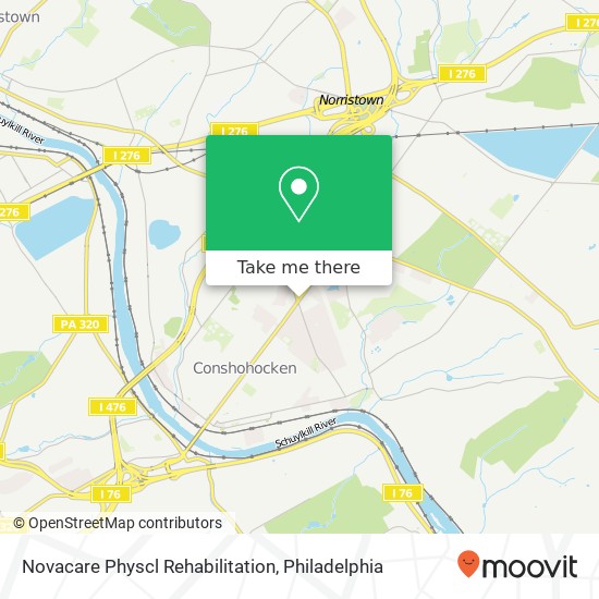 Mapa de Novacare Physcl Rehabilitation