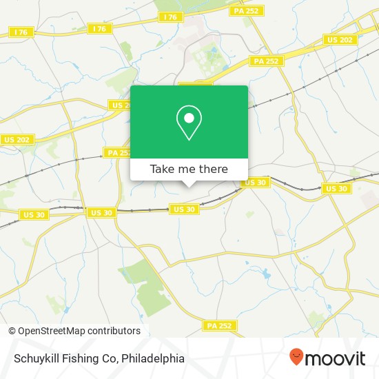 Schuykill Fishing Co map