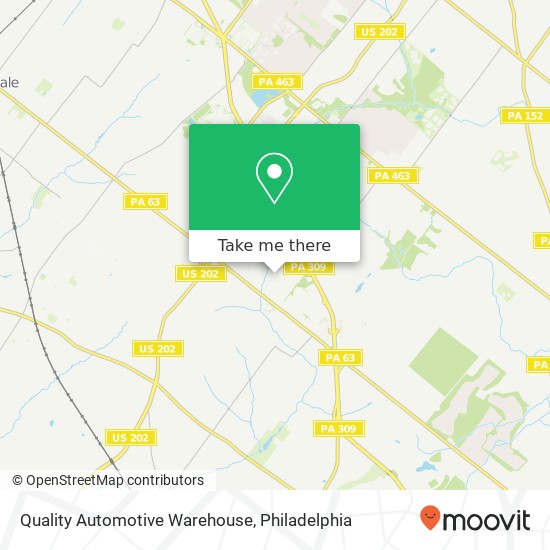 Quality Automotive Warehouse map
