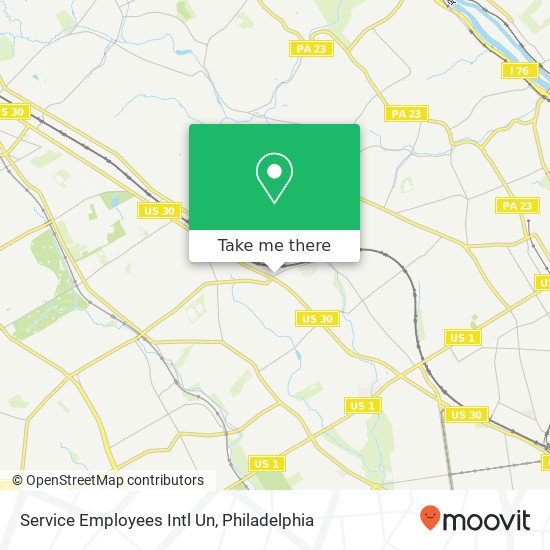 Service Employees Intl Un map