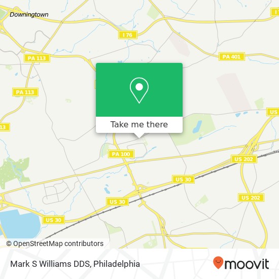 Mark S Williams DDS map