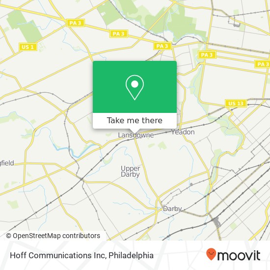 Mapa de Hoff Communications Inc