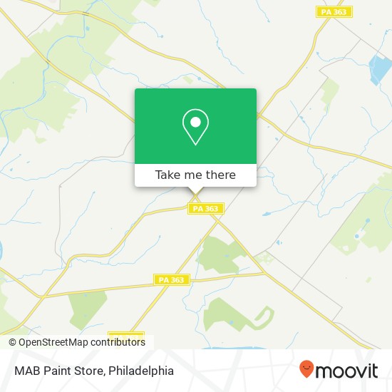 MAB Paint Store map