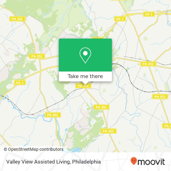 Mapa de Valley View Assisted Living