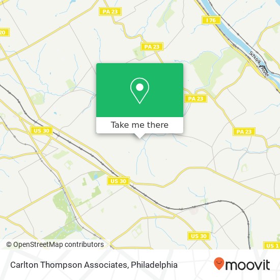 Carlton Thompson Associates map