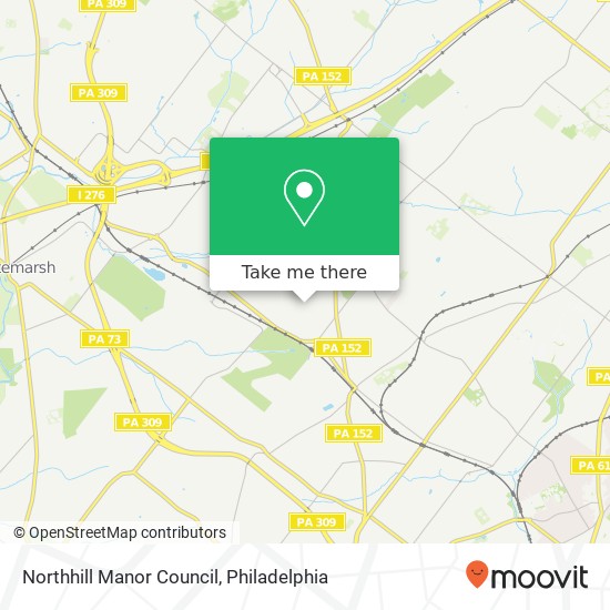 Mapa de Northhill Manor Council