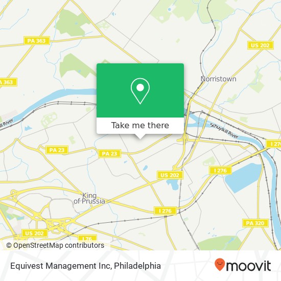 Equivest Management Inc map