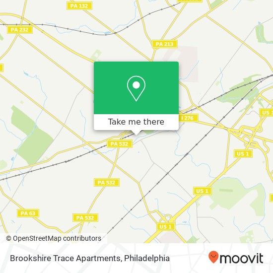 Brookshire Trace Apartments map