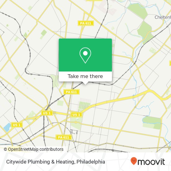 Mapa de Citywide Plumbing & Heating