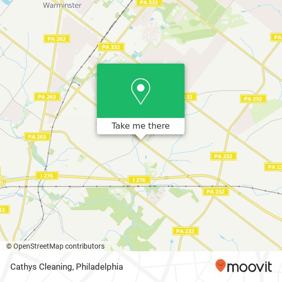 Cathys Cleaning map