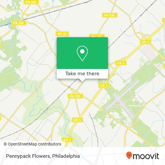 Pennypack Flowers map