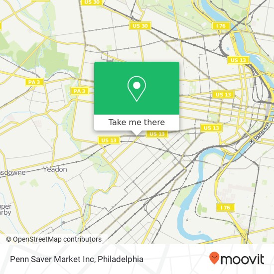 Mapa de Penn Saver Market Inc