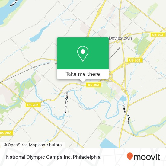 Mapa de National Olympic Camps Inc