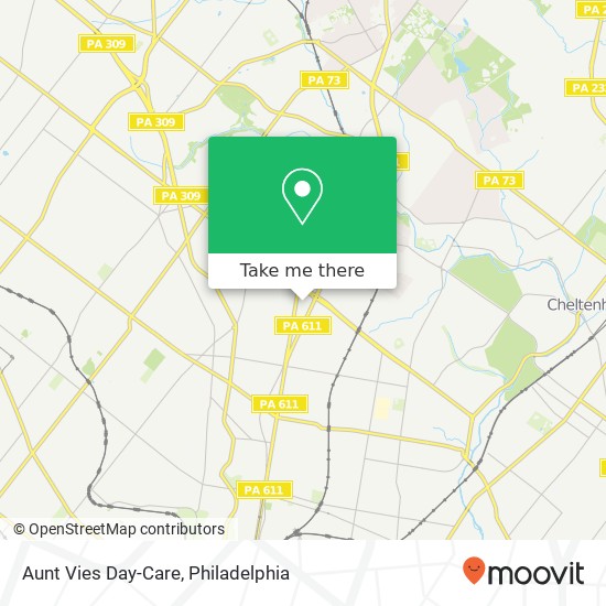 Aunt Vies Day-Care map