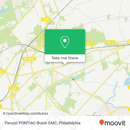 Peruzzi PONTIAC-Buick-GMC map